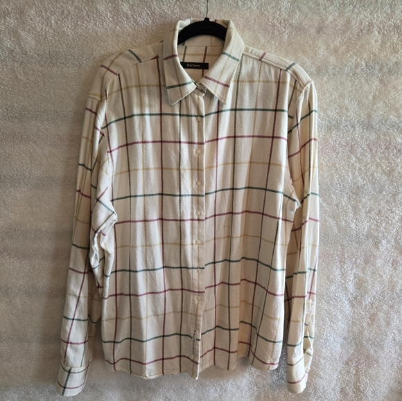 Barbour Flannel Button Down Shirt - Picture 1 of 6